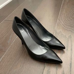 STUART WEITZMAN Black Daisy Pumps 9.5
